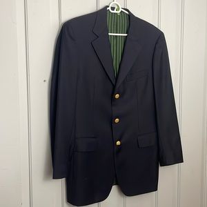 SQR Men’s Navy 100% wool blazer